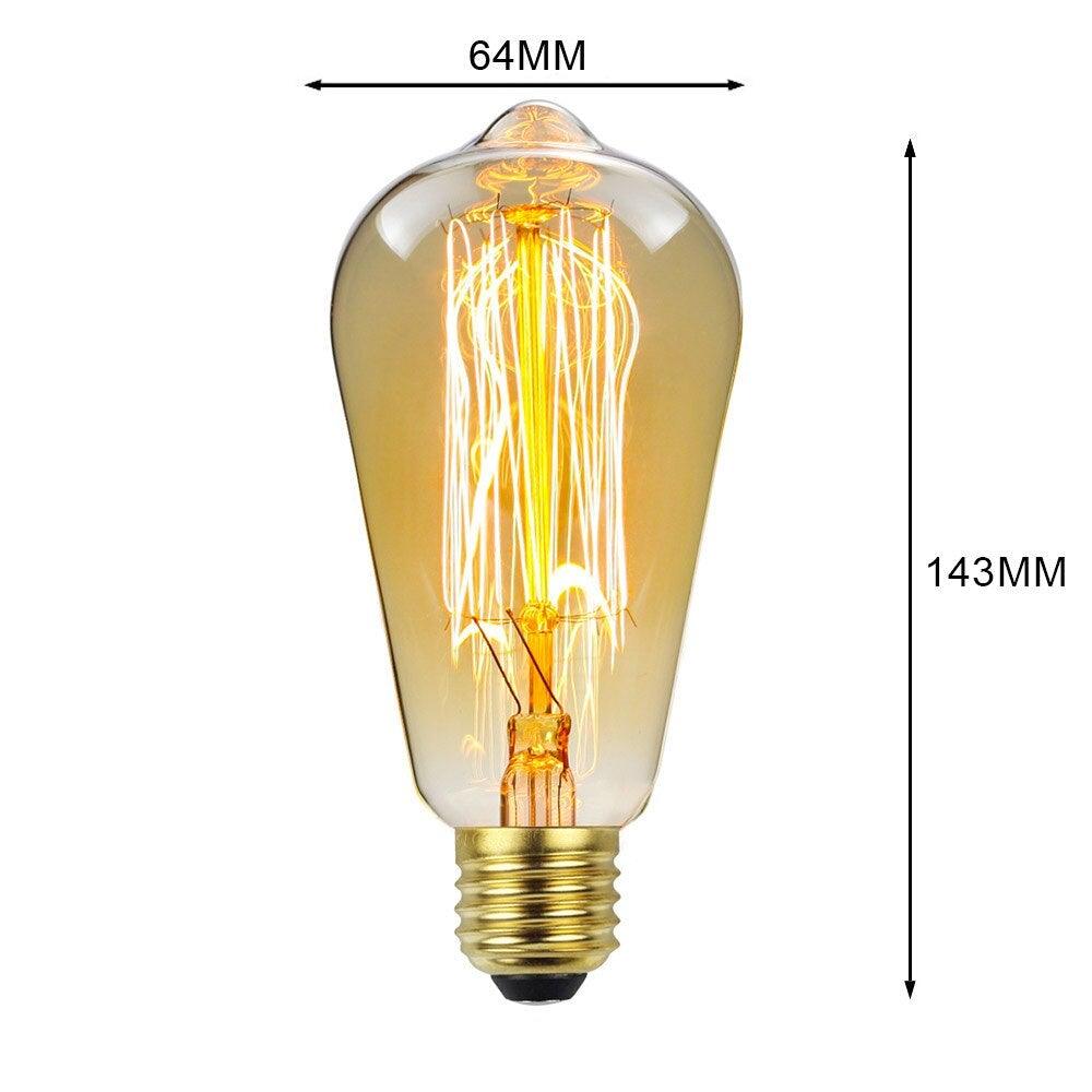Retro Edison Light Bulb Filament Incandescent Ampoule Bulbs Antique Vintage (product 10485251178779 image 44047591768347)