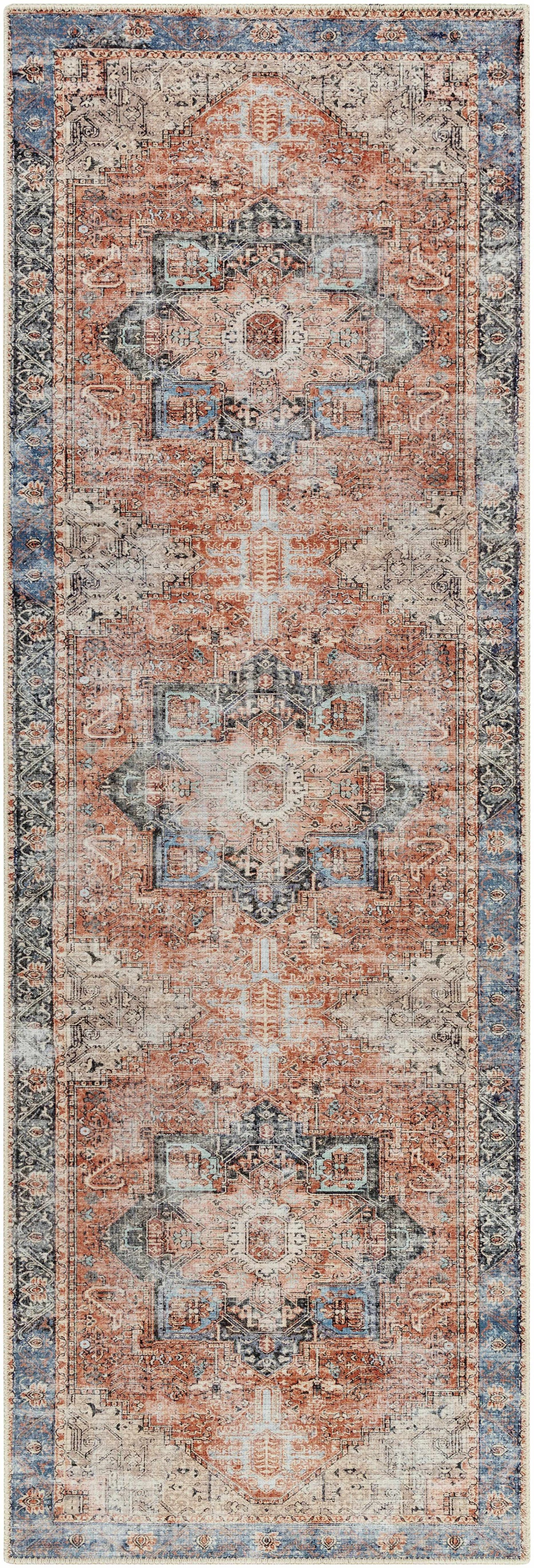 Boutique Rugs Rosman Distressed Washable Area Rug - Rugs