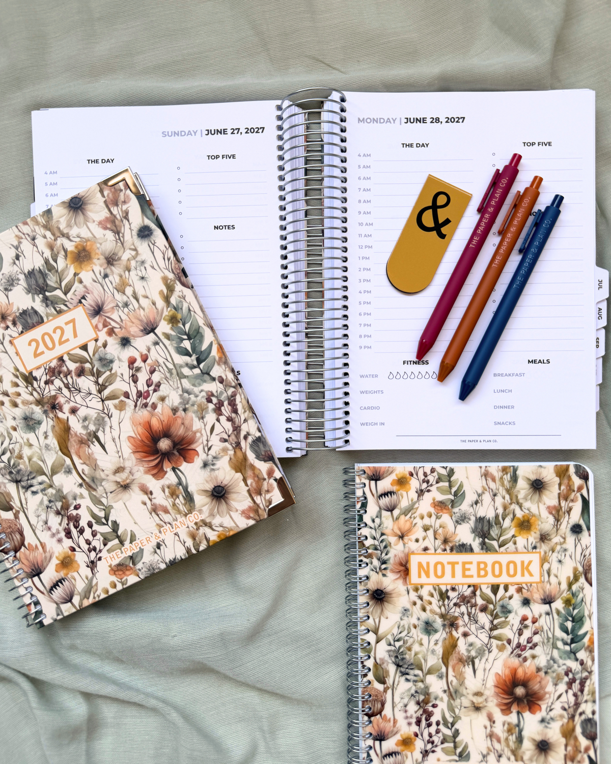 2027 Wildflower Weekly Planner