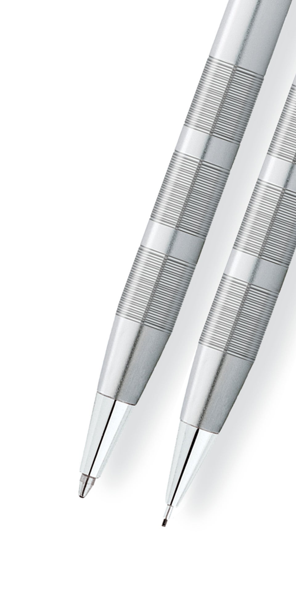 Classic Century® Satin Chrome Ballpoint Pen & 0.7MM Pencil Set